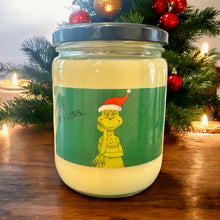 Charger l'image dans la galerie, Bougies Grincheux boisées « Le Grinch »